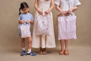 By This Mom 1 Mini wet Bag + 1 Small Wet bag (single zipper)
